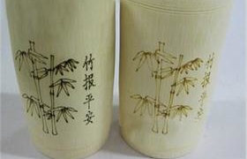 木竹筒激光打標