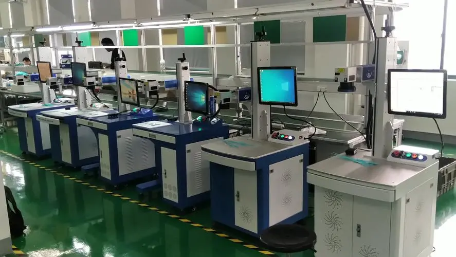 激光打標機車間