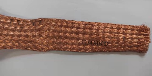 銅編織帶激光打標機---威斯邁激光